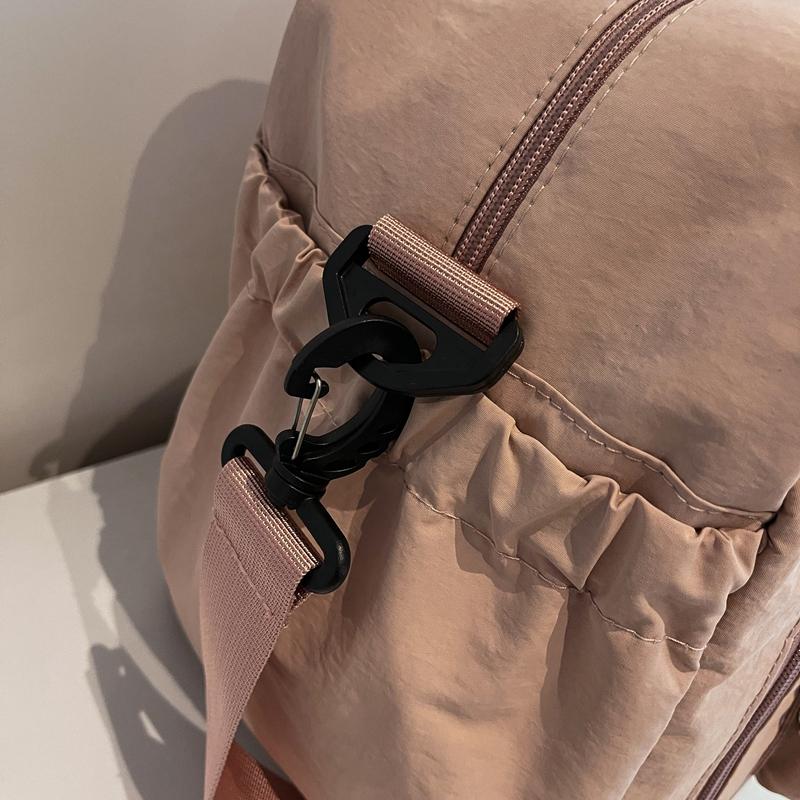 Dry And Wet Separate Gym Bag Large Capacity Travel Bag With Separate Shoe Bin Sports Bag Women's Portable Crossbody Bag