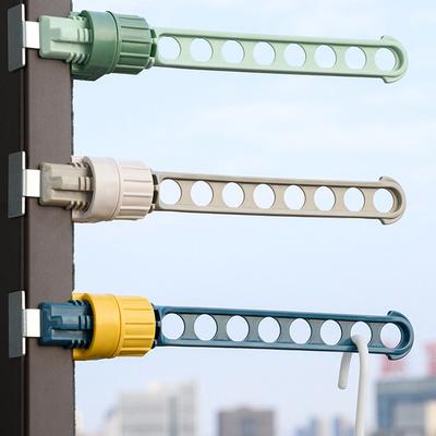 Kurutma Rafı Balkon Elbise Kurutma Rafı Duvara Monte Elbise Kurutma Rafı Banyo Kurutma Rafı Kapalı Alan Tasarrufu 8 Delik