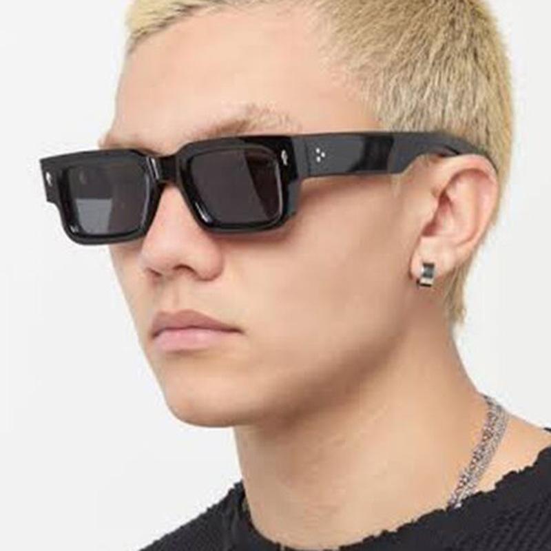 Arrow Rice Nail Sunglasses Square Fashion Sunshade Sunglasses Sun Protection Personalized Sunglasses Rivet Beach Men