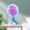 Silent Mini Fan: Cartoon Design for Dorms, Desks, and Offices