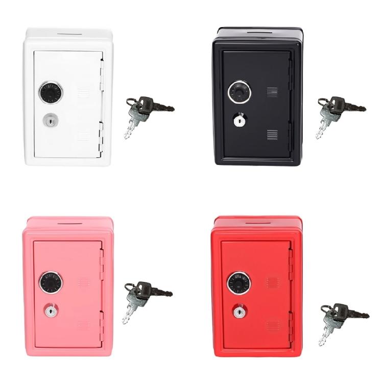 Rusts Proof Metal Storage Box Compact Lockable Organizers with Handle for Home School Camping Gear colore grigio argento