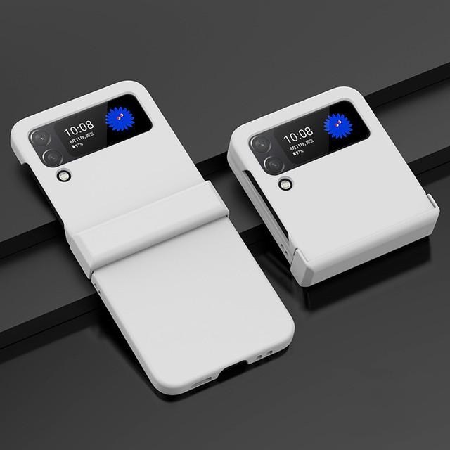 Stoßfestes, mattes, präzises Capa-Gehäuse für Samsung Galaxy Z Flip3 Flip 4 Flip4 Flip 3 5g Anti-Drop-Telefontasche für Samsung Z Flip3
