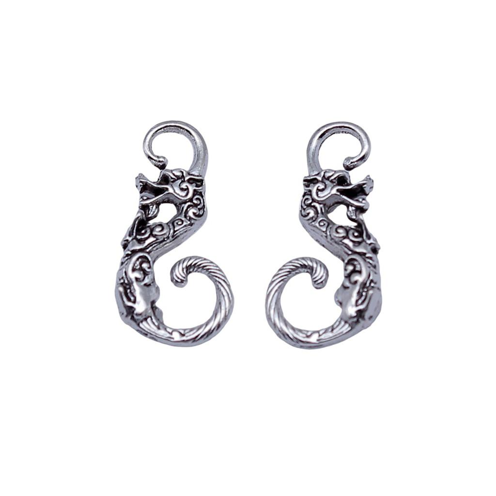 Alloy Pendants Dinosaur Dragon Wing Charms Vintage For Gothic DIY Jewelry Making Supplies