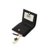 Daks Men S Black Dd Logo Leather Slim Wallet Dcwa6f635bk