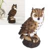 Owl Resin Ornaments Fine Workmanship Lovely Image Widely Used Home Decoration for Courtyards Porches