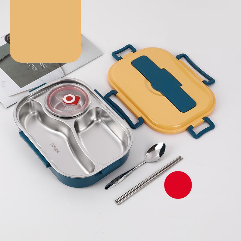 Food Storage Container Dinnerware Stainless Steel Lunch Bento Box Food Storage Student
