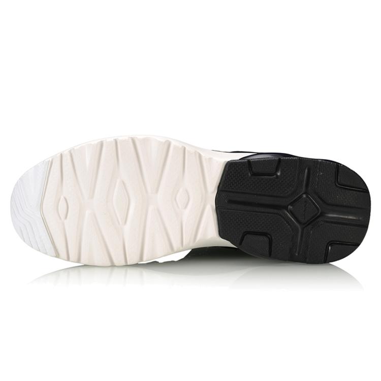 Li Ning Mid top Running Shoes Women's Black White AGCP288-1