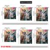 2pcs,2D Plane Printing Popular Curtains Owlish Raindrops Durable 100% Polyester Fabric (without Rod) Versatile All Use for