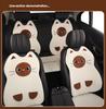 Siamese Cat Cartoon Plush Car Seat Cushion for Nissan N6/Tiida/Sylphy/N7/Tanlu/Qashqai