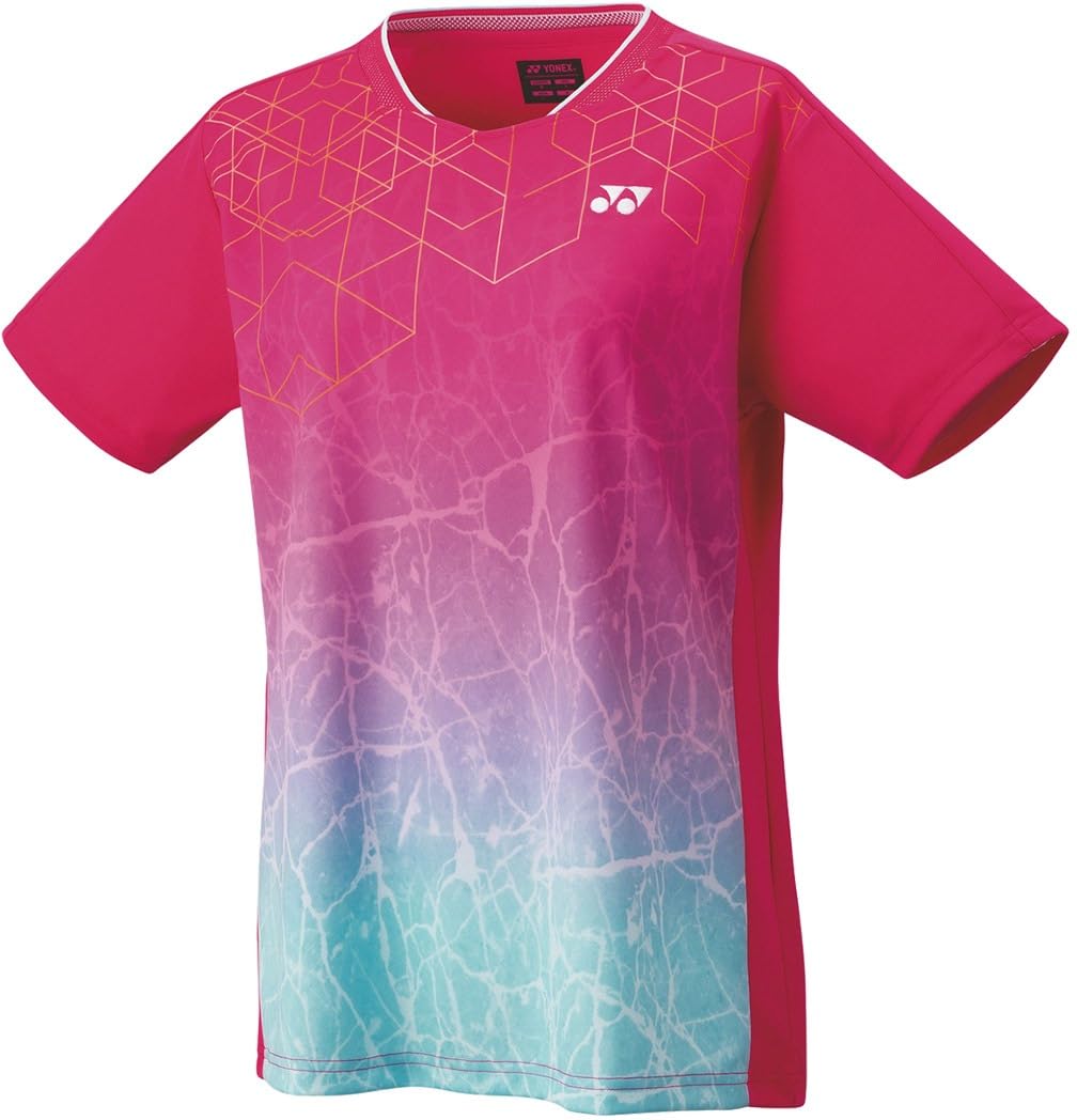 

Yonex Game Shirt Bright Pink Size S Women s (Regular), 20814, (122),
