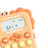 Animal Mechanical Calculator Teaching Aids Dinosaur Shaped for Boys Girls Kids