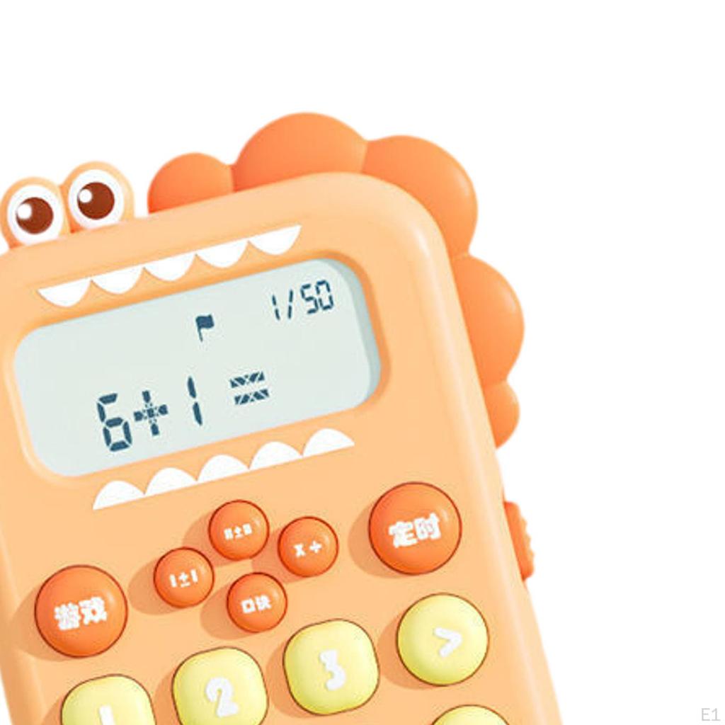 Animal Mechanical Calculator Teaching Aids Dinosaur Shaped for Boys Girls Kids