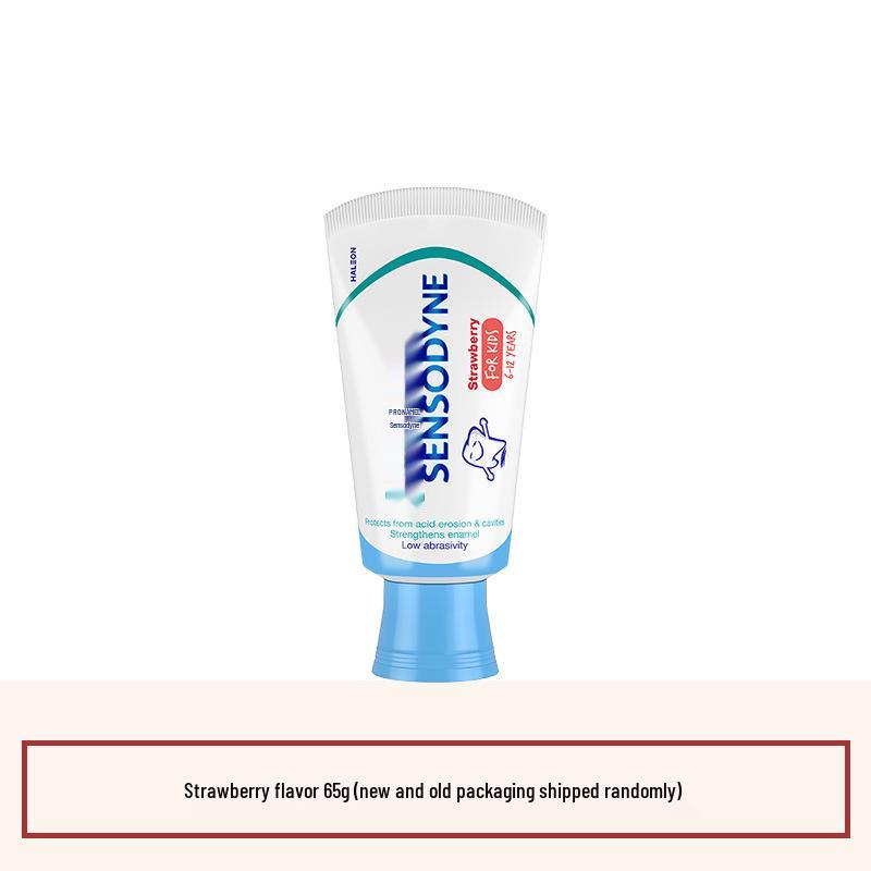 Sensodyne Kids Зубная паста для защиты эмали для здоровых зубов (Мята и клубника, Возраст 6-12 лет)