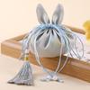 Rabbit Scented Sachets Tassel Pendant Coin Purse - Mid-Autumn Hanfu Embroidered Brocade Pouch