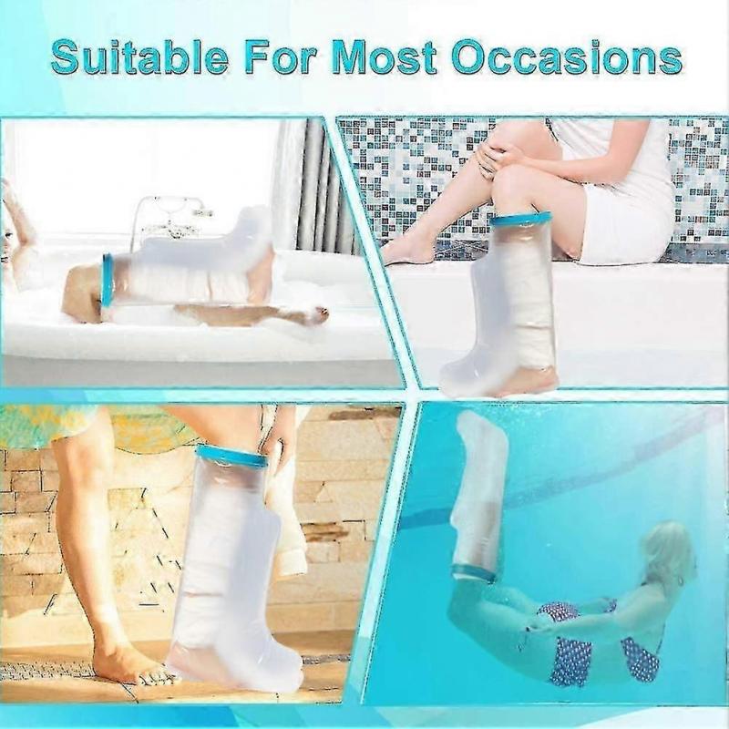 Waterproof Leg Cast Cover For Showering, Reusable Covers For Leg And Foot Surgeries, Cast Covers For Shower Leg, Cast Bag For Shower, Cast Cover For S