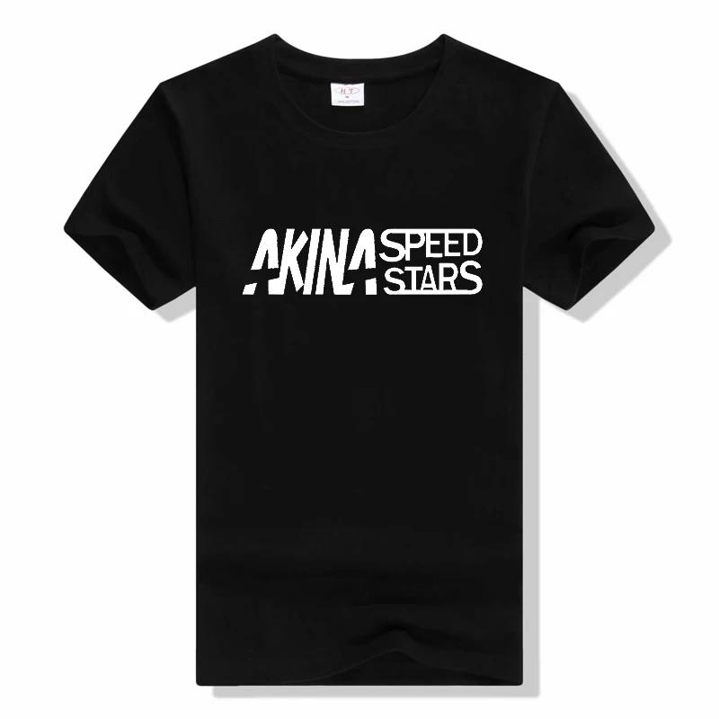 Initial D T-shirt fashion Summer Short Sleeves Tshirt Casual Homme T Shirt Racing Drift Car Graphic Cotton Tee