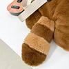 Plush Animal Raccoon Plush Bag Large Capacity Sleepy Doll Bag Little Panda Backpack Doll  Women