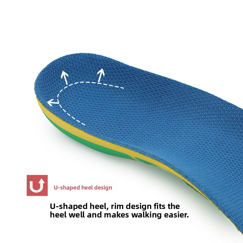 Arch Sports Full Pad for Men and Women Shock Absorption and Breathability, Arch Flat Foot Support Insole Casual Pad