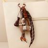New Year of the Horse Fabric Pony Marson Creative Bag Pendant Keychain Clothing Accessories New Year's Gifts Men and Women