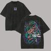 New One Piece Zoro Graphic T Shirt Men Women Vintage Wash Short Sleeve Tee Summer 2026 Y2k Anime Print Cotton Streetwear Casual
