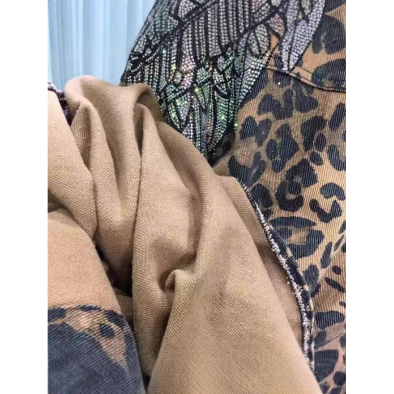 Women's Plus Size Fall/Winter Design Shirt Loose-Fit Mid-Length Jacket