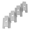 Aluminum Alloy Solar Middle Clamp Excellent Portable Superior 25 - 50MM 4/10Pcs Clamp Height Solar Middle Clamp
