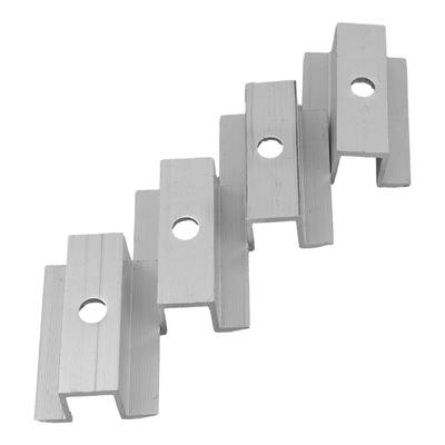 Aluminum Alloy Solar Middle Clamp Excellent Portable Superior 25 - 50MM 4/10Pcs Clamp Height Solar Middle Clamp