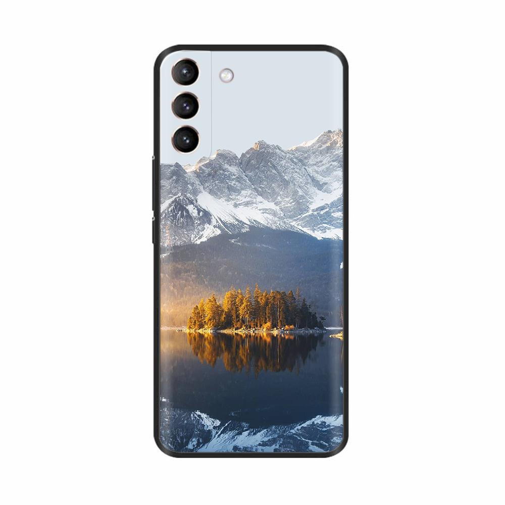 Shockproof Cover For Samsung Galaxy S21 S20 S23 S24 S25 FE Animals Painted Shell Bumper Cases Soft Silicone Back Cover Fundas