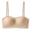 Liquid Foundation Strapless Tube Top Seamless Women's Non-slip Shoulder Straps Show Large Invisible Sexy Bra Cover