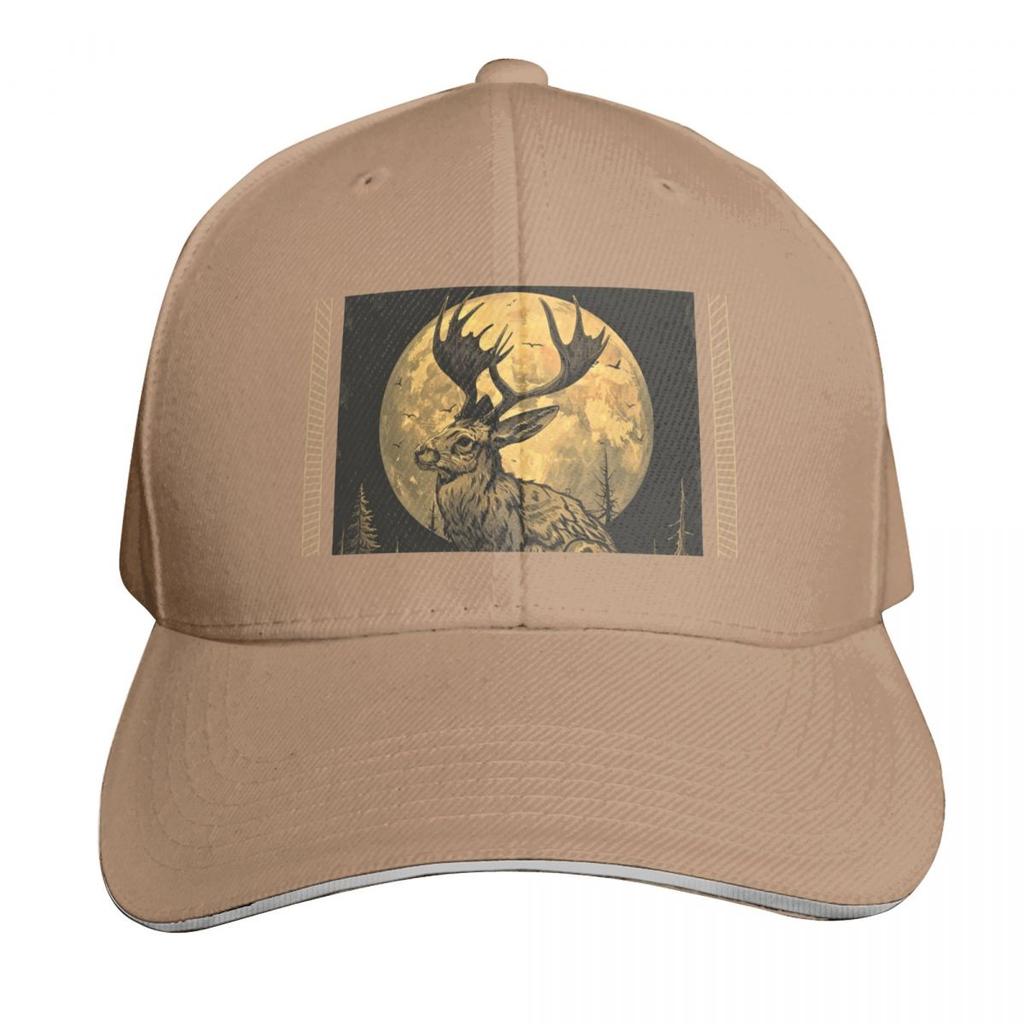 Jackalope Baseball Cap Six Panel Structured Crown Sun Protection UPF Breathable Mesh Back
