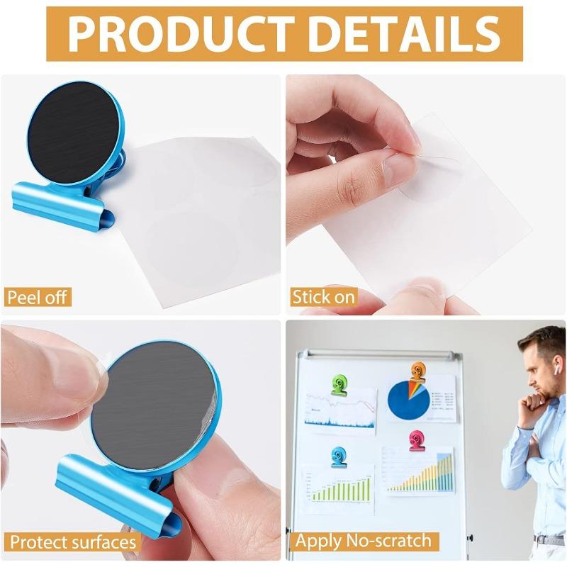 8/24 st Kylskåpsmagneter Magnetiska klämmor Kylskåpsmagneter-Repfria Kraftiga Magnetiska klämmor Perfekta för Hem Skola Kontor