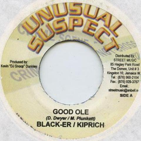 

7inch Record BLACKER, KIPRICH - Good Ole Unusual Suspect 2005 Jamaica Reggae, Ska & Dub