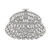 Boutique De FGG (in Stock )  Light Blue Saphire Women Crystal Clutch Evening Handbag Party Luxury Diamond Handbags Wedding Purse