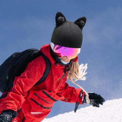 Ski Helmet Cover Headgear Decor Novelty Stylish Elastic Lovely Keep Warm Protector Snowboard