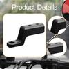 Rearview Mirror Holder Handlebar Mount Aluminum Alloy