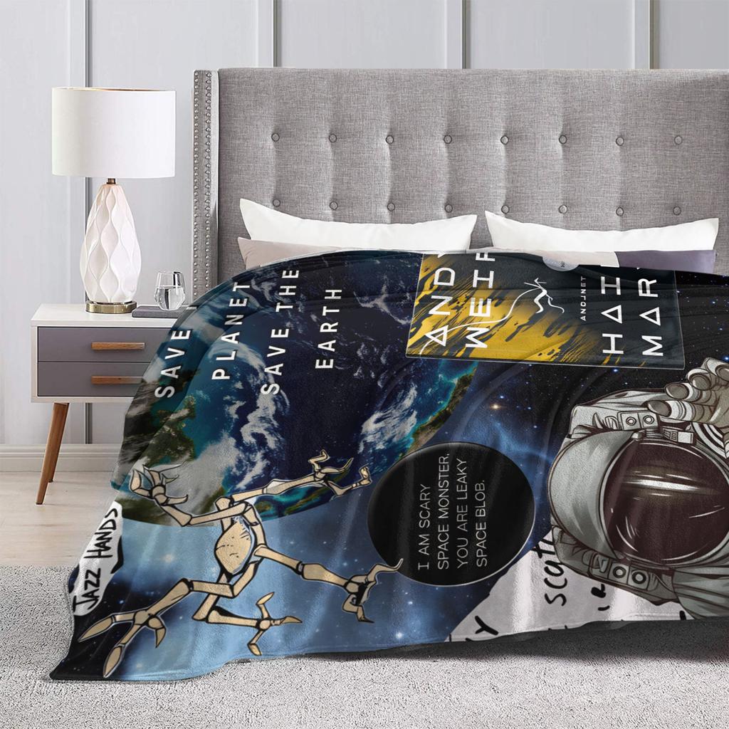 Project Hail Mary Blanket Quality Warm  Throw Blanket Autumn Decorative Couch Chair Sofa Bed Fashion Bedspread