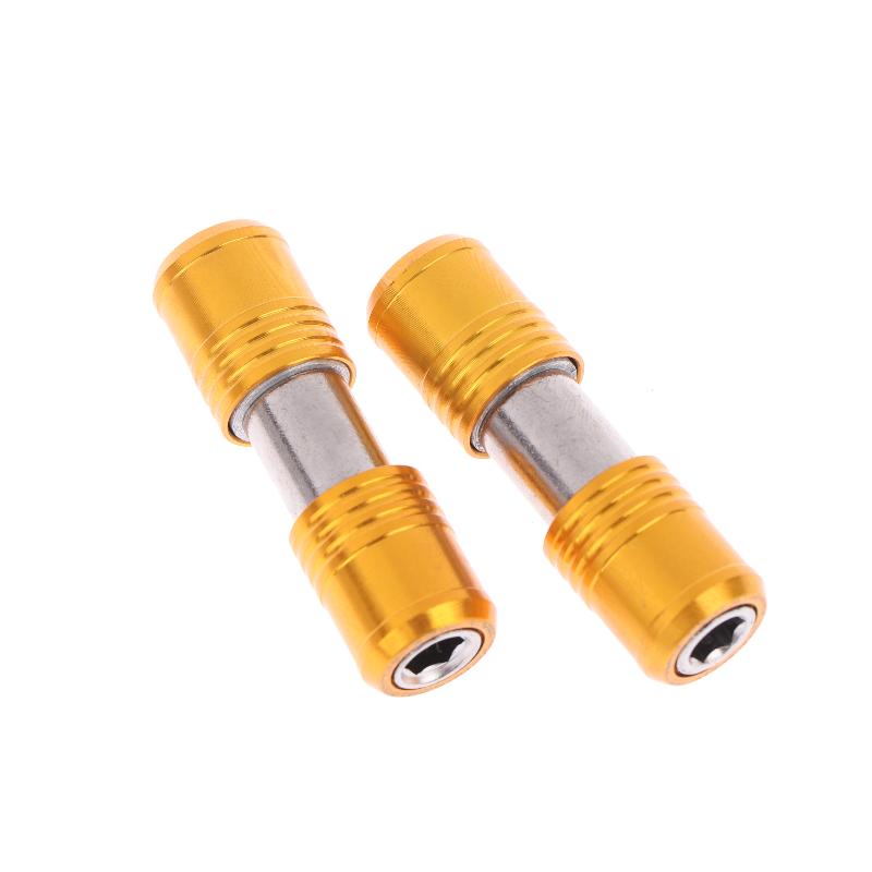 1/2Pcs High Quality Carbon Steel Double Head Screwdriver Bit Holder 1/4" Hex Quick Release Extension Rod Power Tools