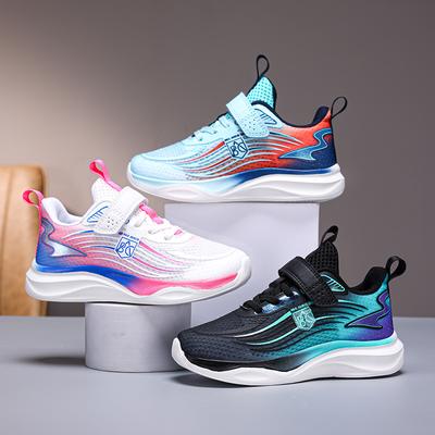 Trampki Dziecięce Dziecięce Codzienne Buty Sportowe dla Chłopców Oddychające Letnie Siateczkowe Dziecięce Na Rzepy Uczniowie Dziewczęce Szkolne Buty do Biegania