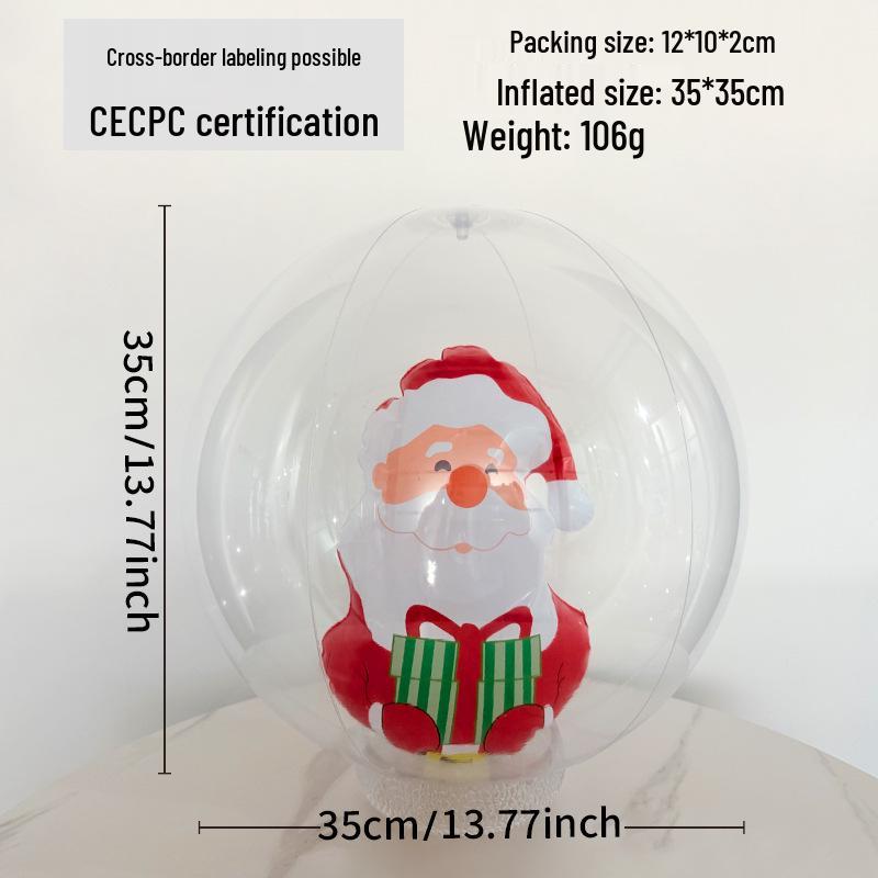 Outdoor Christmas Inflatable Ball Decoration for Parties and Courtyards
