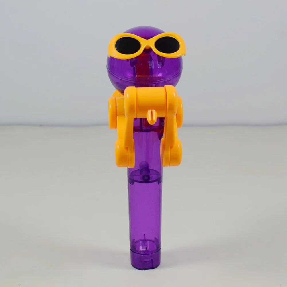 1pc Creative Lollipop Robot Holder Dinosaur Eat Lollipop Pop Ups Case Candy Storage Cool Toy Party Favors Gifts for Kids