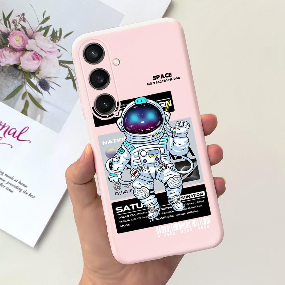 For Samsung Galaxy A25 2023 Case SM-A256B Cover Popular Flower Cartoon Soft Silicone Funda For Samsung A35 A25 5G A 25 Protector