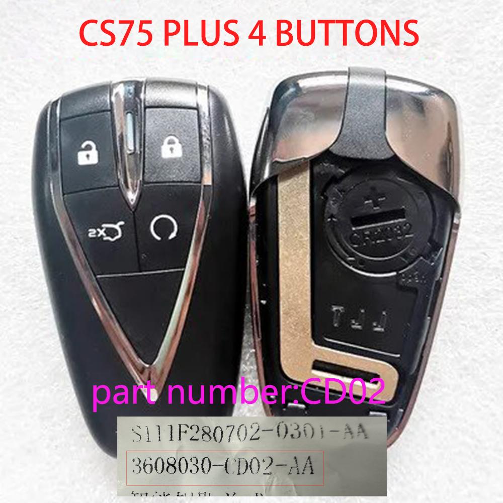 Original Smart Remote Key for CHANGAN CS55 CS75 CS35 PLUS EADO UNI-T UNI-K Uni-V Lamore Intelligent Remote Key