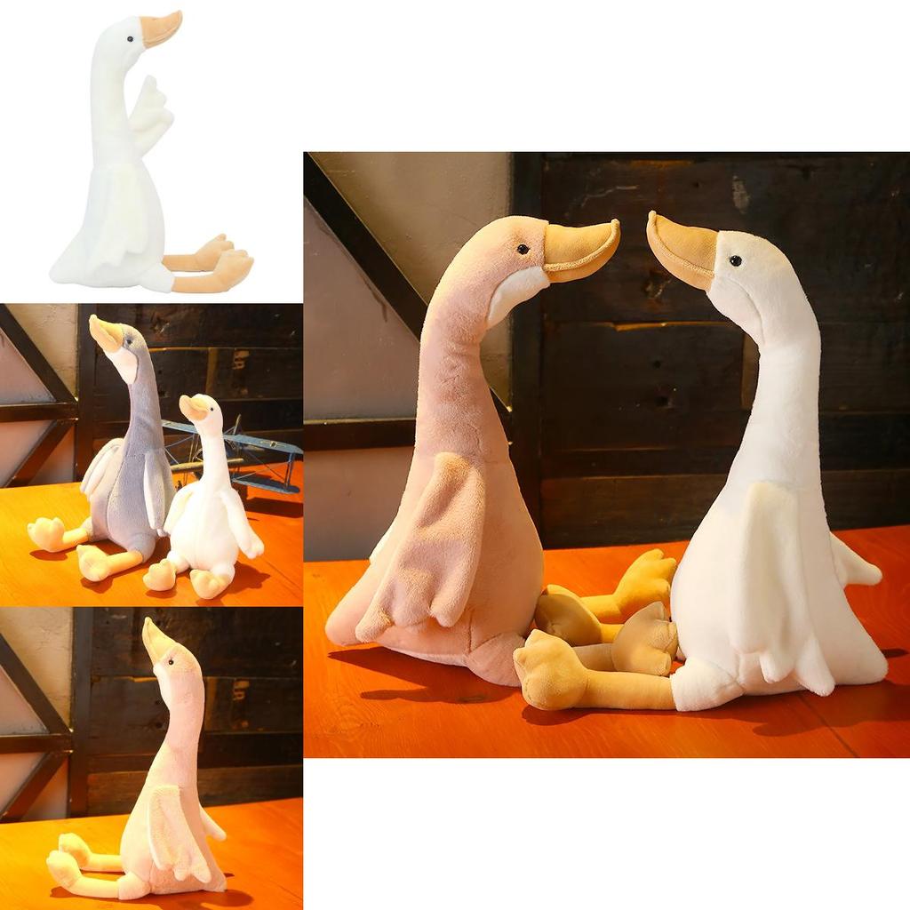 Cute White Pink Gray Swan Plush Toy Plush Doll Pillow For Kids Baby Gift And Comfort