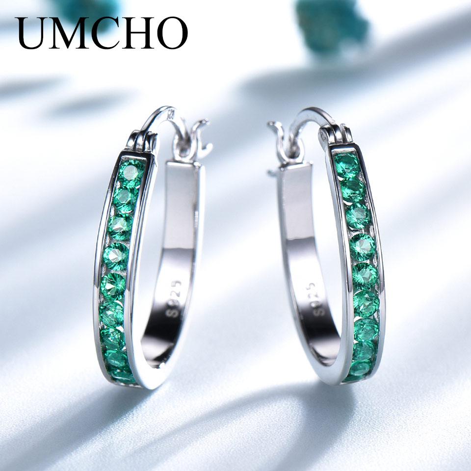 Pendientes de Círculo de Zircón Chic para Mujer Pendientes Redondos de Zircón Verde Para Mujer Joyería de Encanto