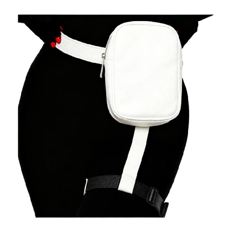Сумка-подвеска на бедро Сумка на ногу Поясная сумка для женщин Мужчин Сумки на ногу Искусственная кожа Поясная сумка на бедро белый 990₽