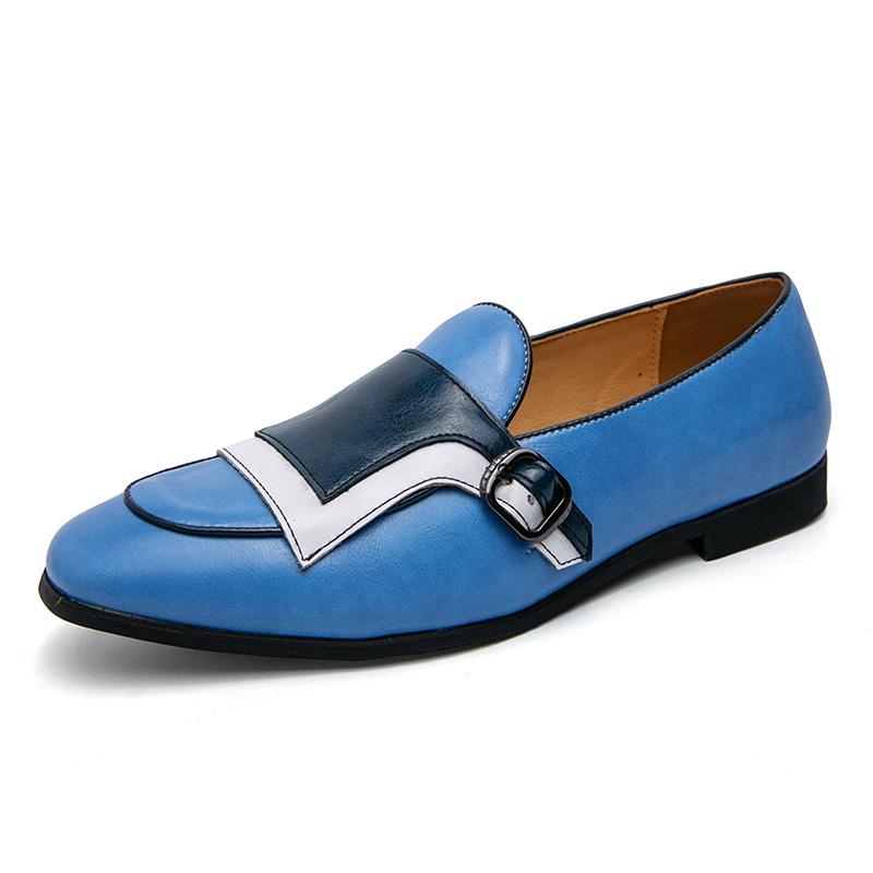 Men s Large Size Slip-on Leather Loafers - Size 48 Trendy Pull-on Driving Shoes 44