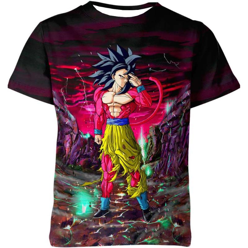 Men S Crew Neck T-Shirt Featuring a Striking Yellow And Black Serpent S