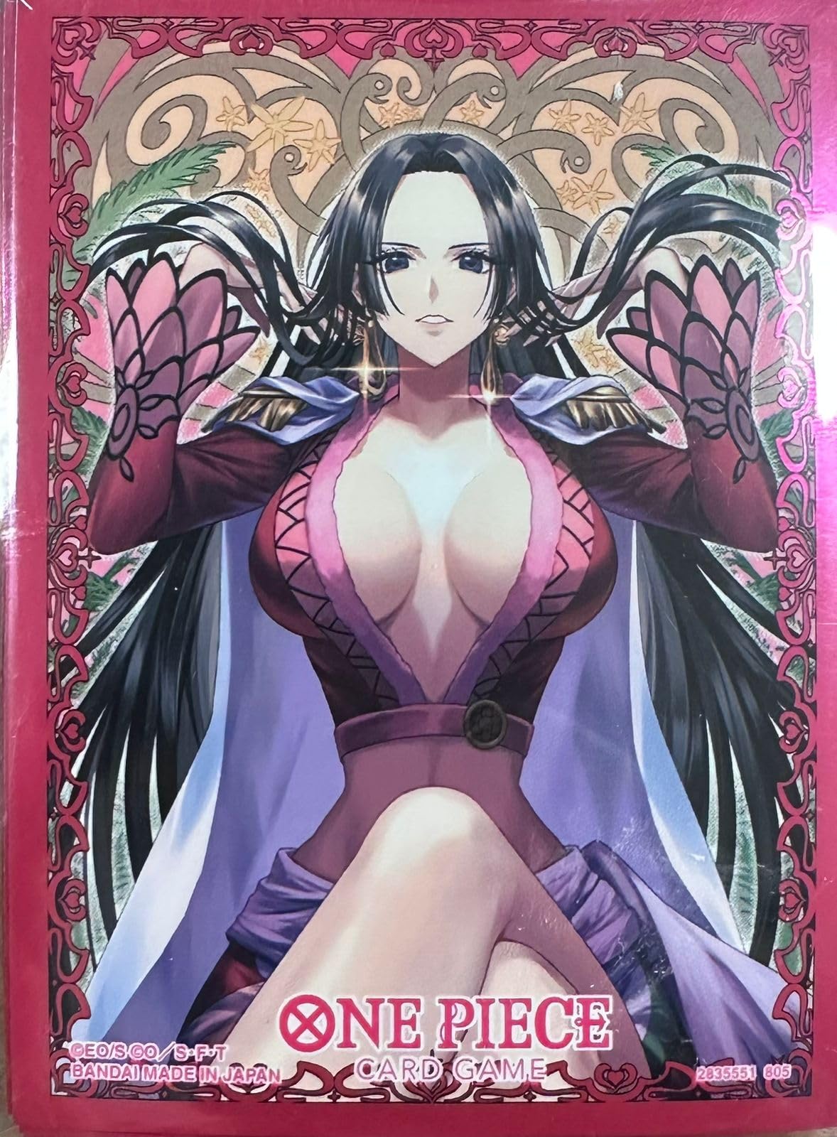 Bandai One Piece Карточная игра Защитные протекторы Vol. 13 Боа Хэнкок