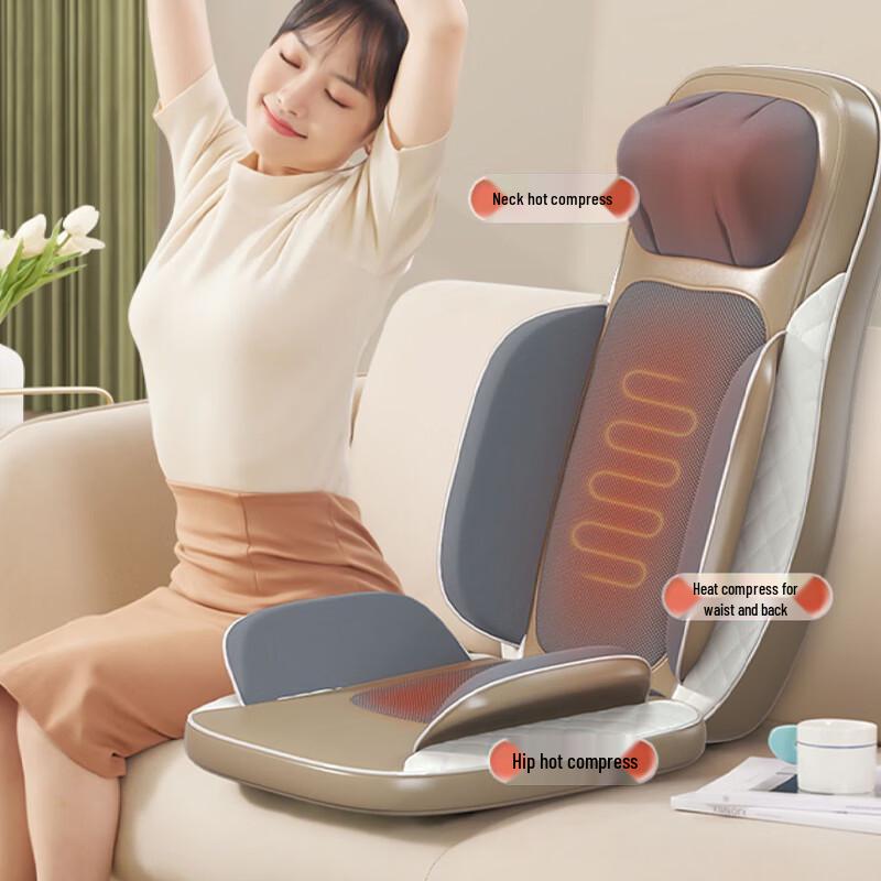 AUX Lumbar & Back Massage Cushion CN plug (adapter included)