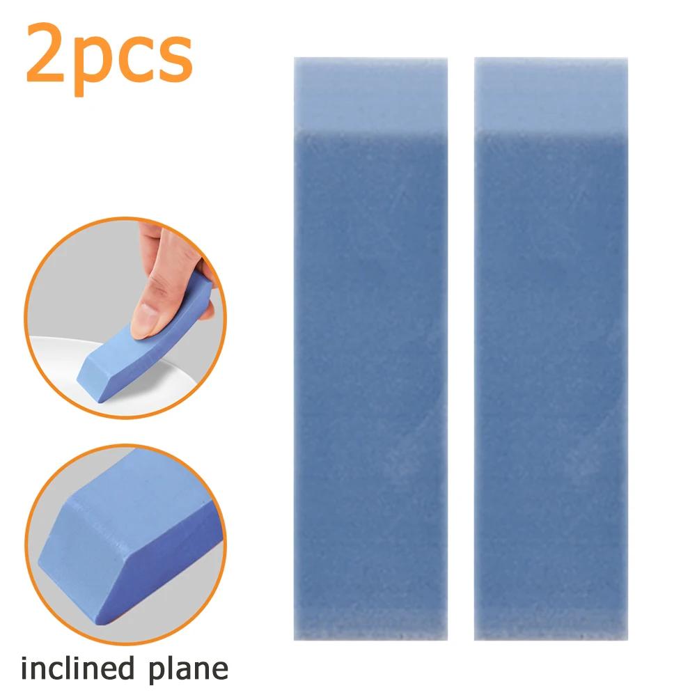 10pcs Easy Limescale Eraser Bathroom Glass Rust Remover Rubber Eraser Household Kitchen Cleaning Tools for Pot Scale Rust Brush